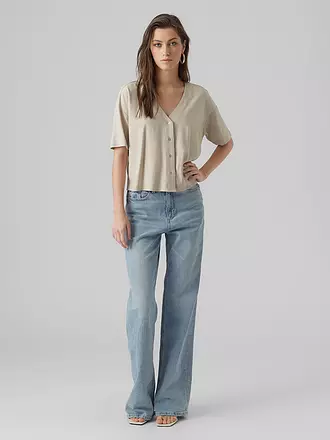 VERO MODA | Blusa-camicia VMJESMILO | beige